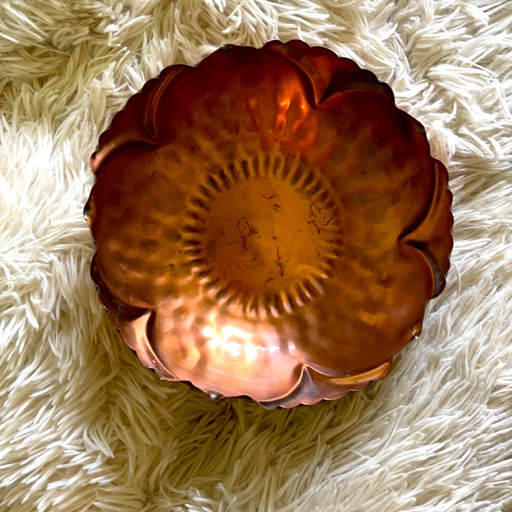 Vintage Copper Bowl